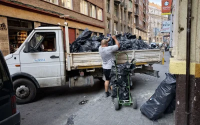 Zsákos sittszállítás Budapesten – gyors, engedély nélküli megoldás felújítás után
